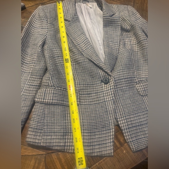 Free People Brown and Black Blazer Classic Tailored Blazer ins size XS - Picture 12 of 12
